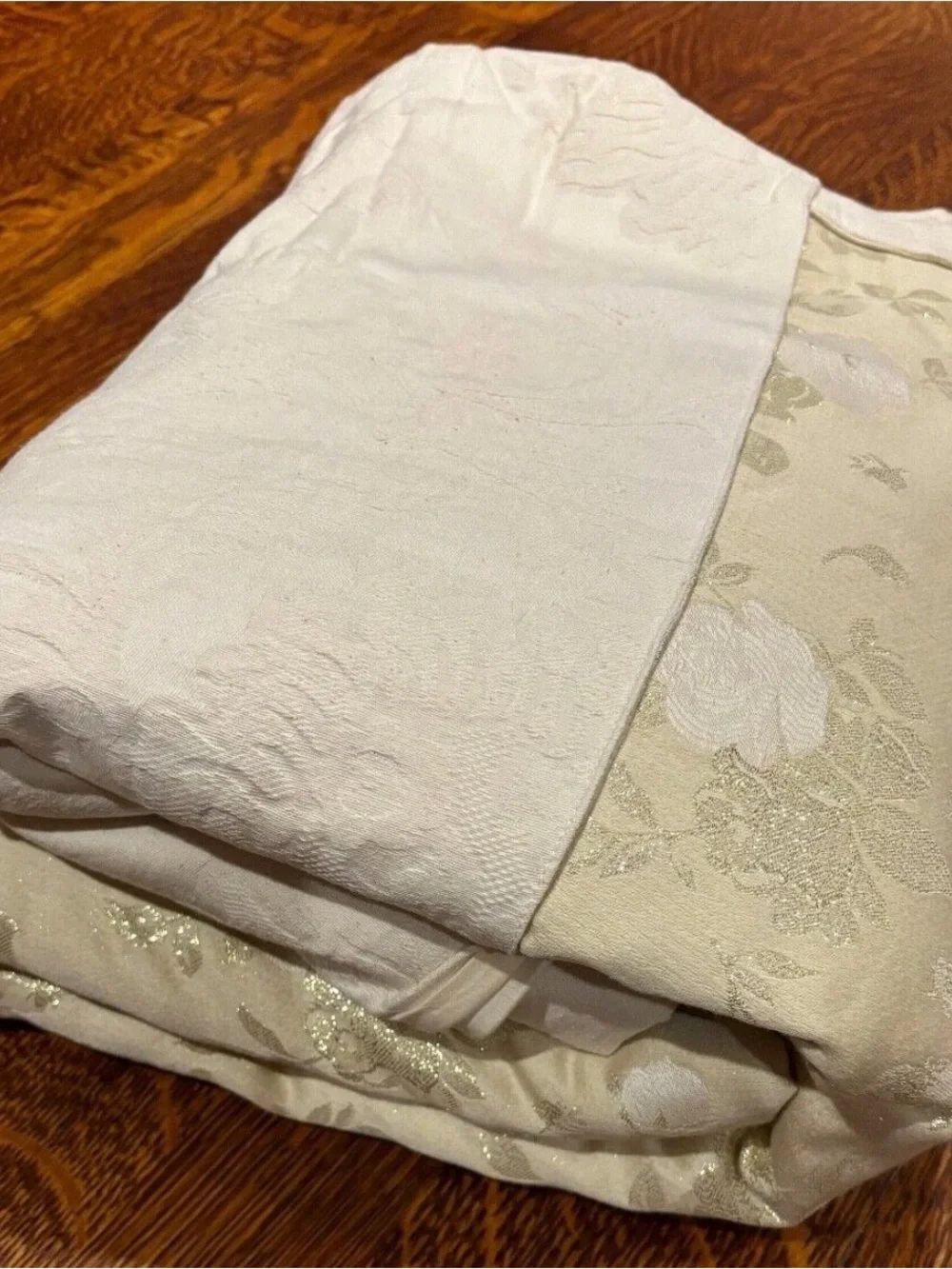 New DONNA KARAN DKNY Designer Precious Metals Full/QUEEN Bed Blanket DUVET COVER